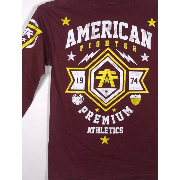 AMERICAN FIGHTER L/S ARLINGTON Boy’s T-shirt -Yout - Picture 7 of 7